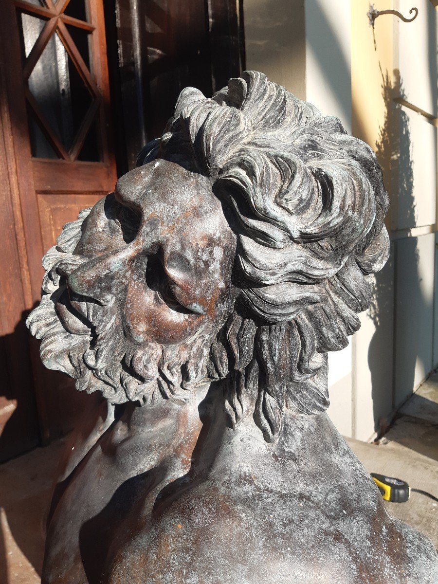 Bronze Laocoon Ht 81 Cms signé Chiurazzi Naples.-photo-1