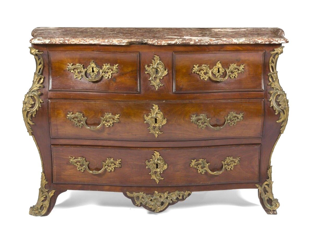 Commode Acajou Massif époque Louis XV