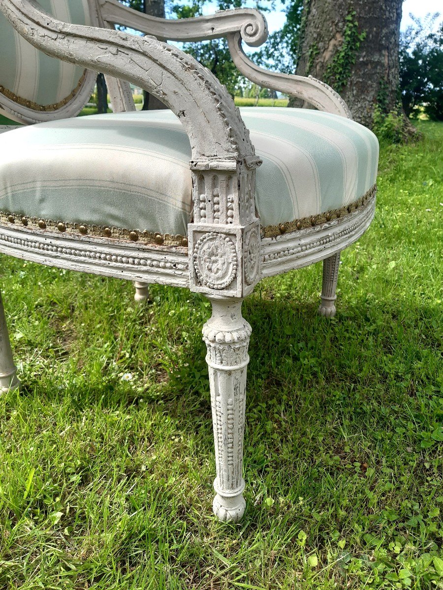 Neoclassic Italian Armchair-photo-2
