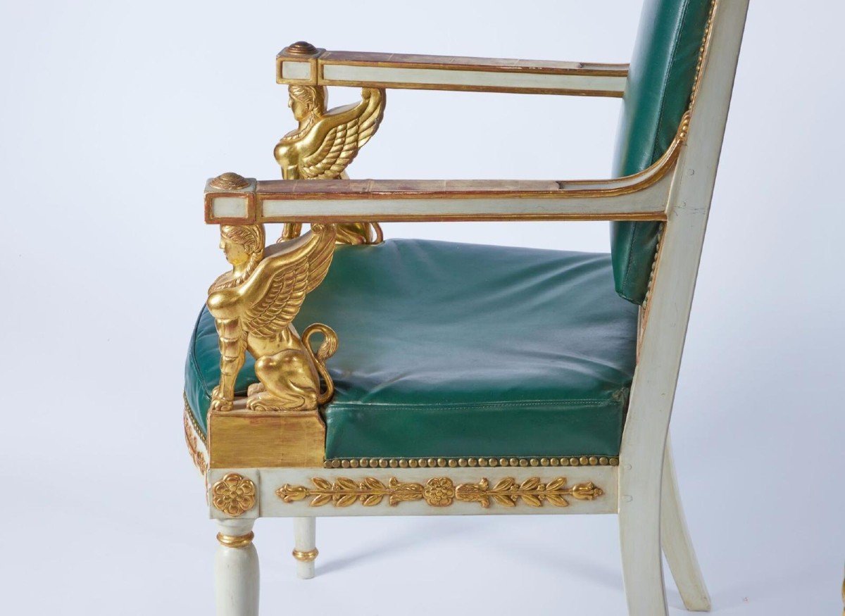 Paire de Fauteuils Empire-photo-2