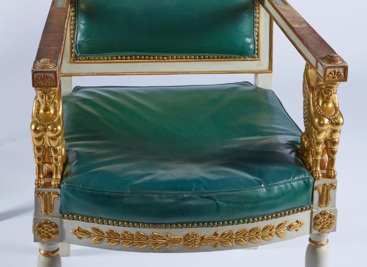 Paire de Fauteuils Empire-photo-4