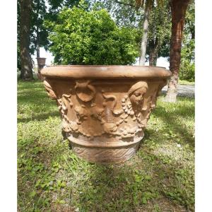 Terracotta Italian Vase 19th Century 