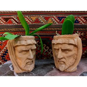 Pair Of Terracotta Plant Pots