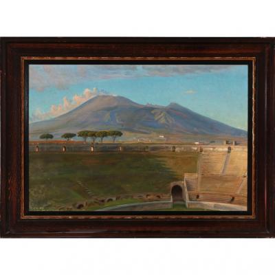 Hst. View Of The Pompeii Amphitheater