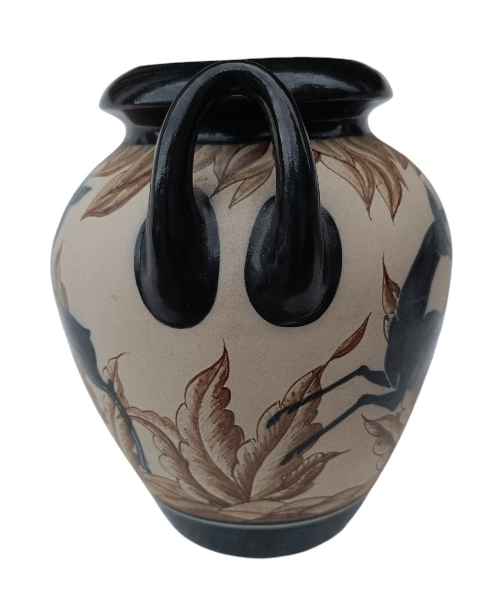 Vase Ciboure RF / décor biches-photo-2