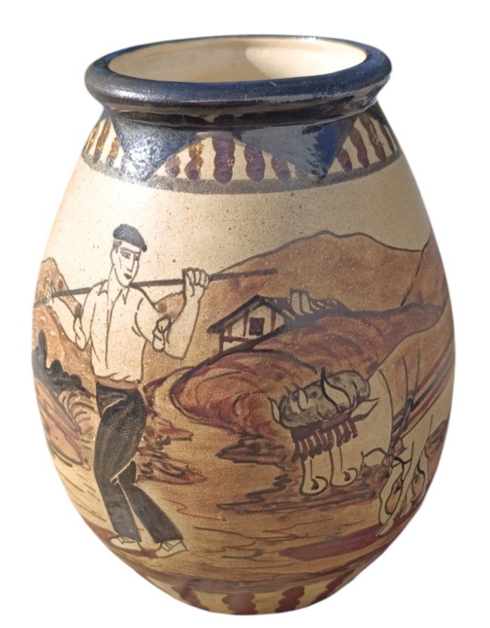 Ciboure Ve Basque Cowherd Vase -photo-3