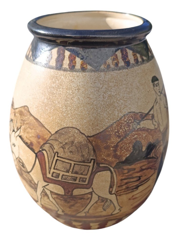 Ciboure Ve Basque Cowherd Vase -photo-4