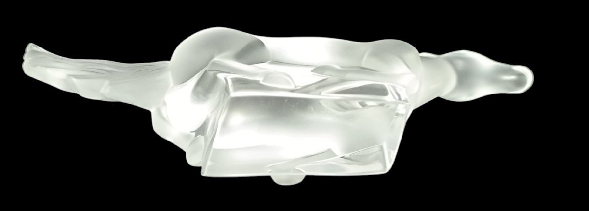 Sculpture cheval Kazak cristal Lalique -photo-2