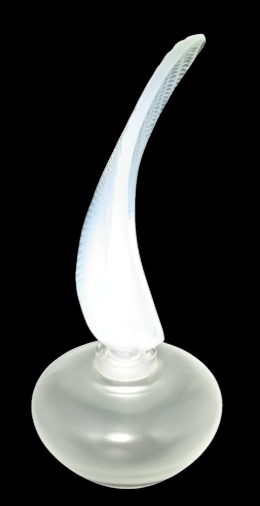 Lalique France Crystal Shell Perfume Bottle -photo-3