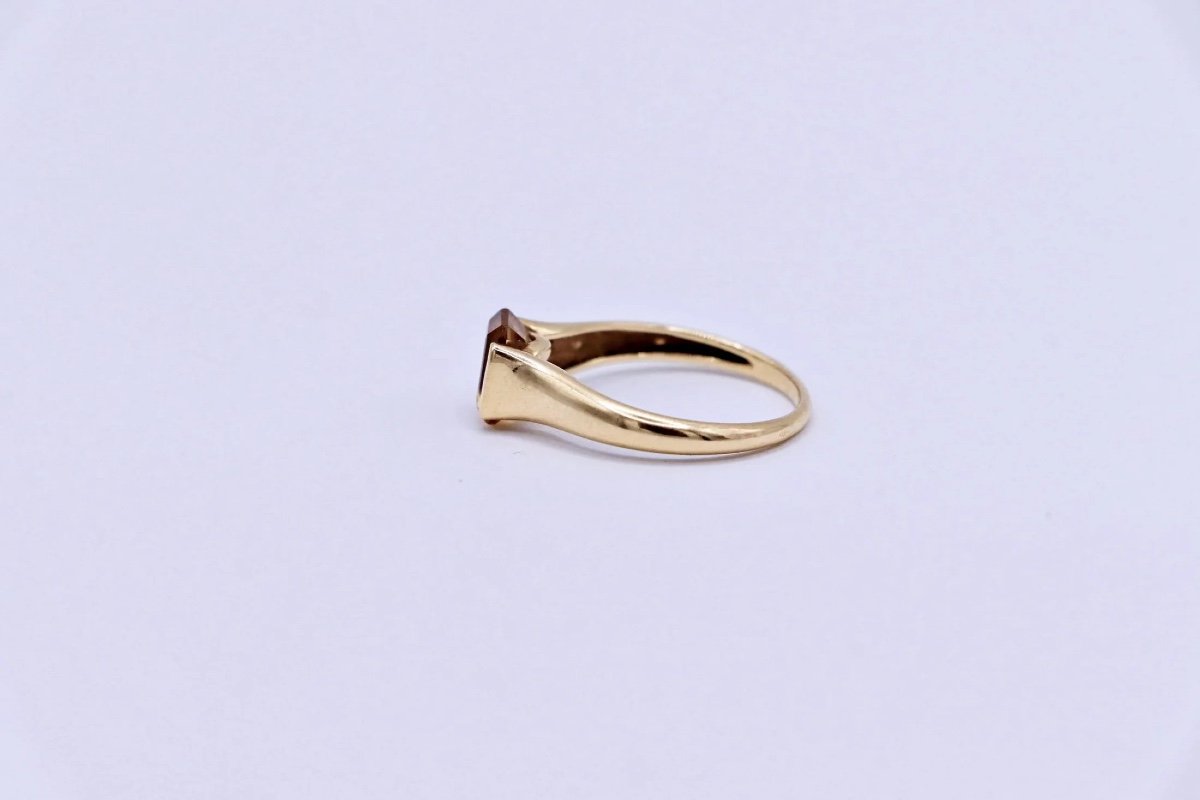 Citrine Ring, Gold-photo-4
