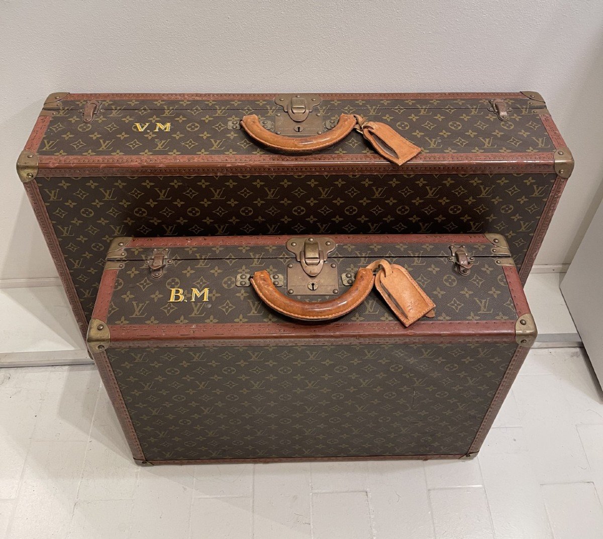 Suite De 2 Valises Louis Vuitton-photo-3