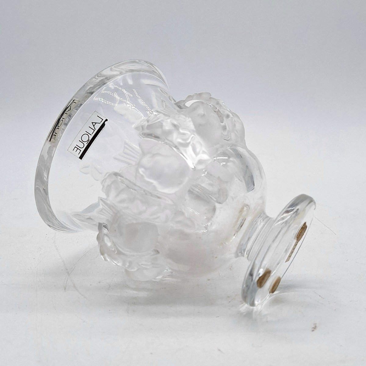 Lalique, Vase "dampierre", Cristal-photo-3
