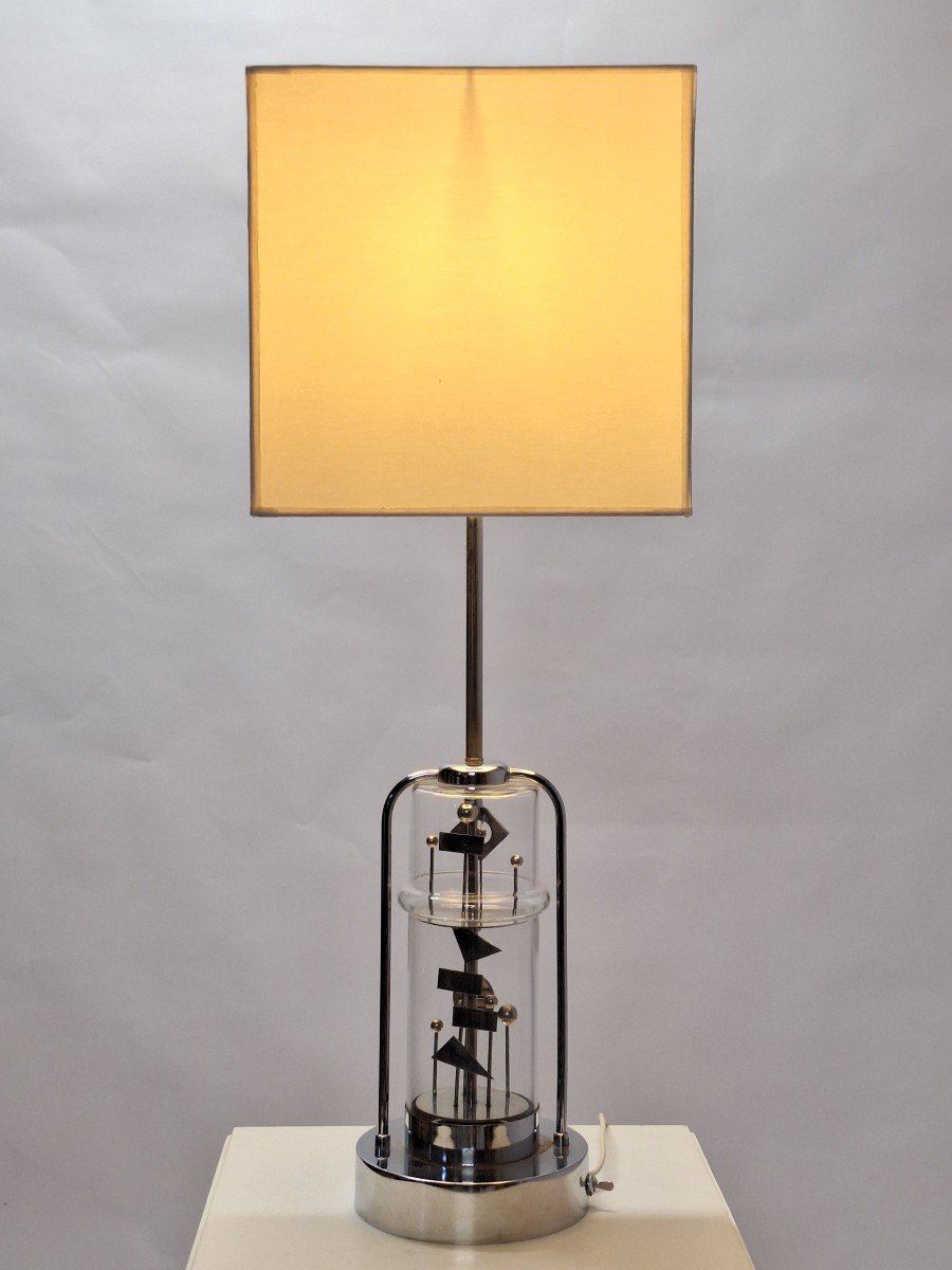 Lampe Cinétique Des Années 1970-photo-2