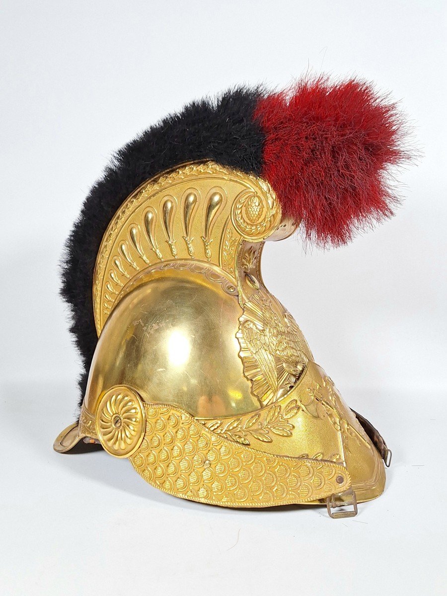 Casque De Sapeur-pompier De Paris époque Napoléon III -photo-2