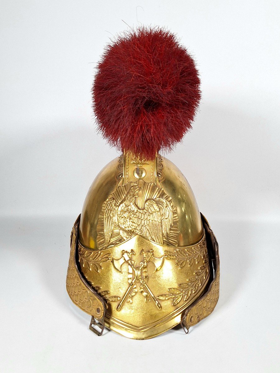 Casque De Sapeur-pompier De Paris époque Napoléon III -photo-3