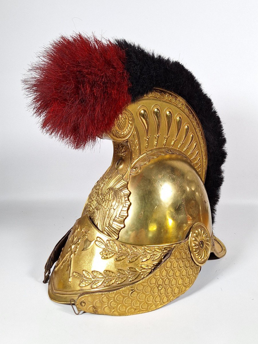 Casque De Sapeur-pompier De Paris époque Napoléon III -photo-2