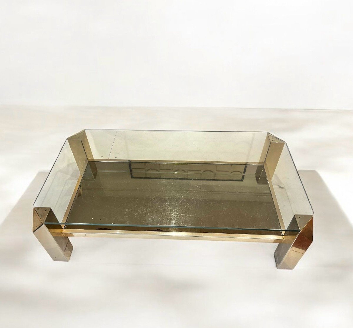 Belgo Chrom Coffee Table, 1970s-photo-3