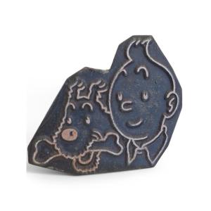 Tintin And Snowy Printing Plate