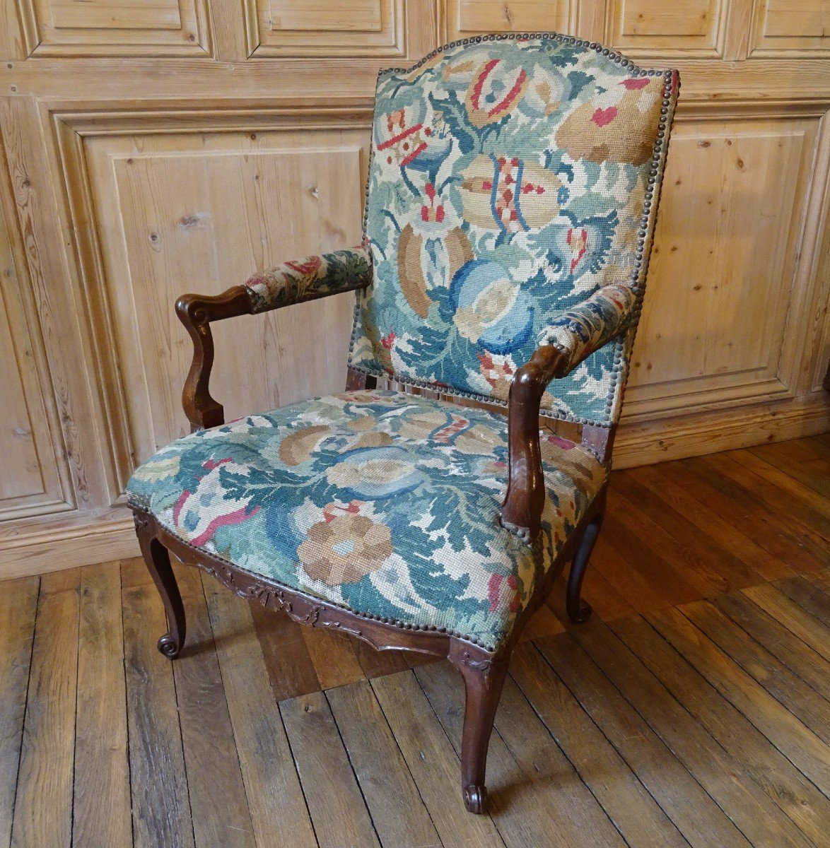 Pair Of Regency Period Armchairs With Flat Backs-photo-3