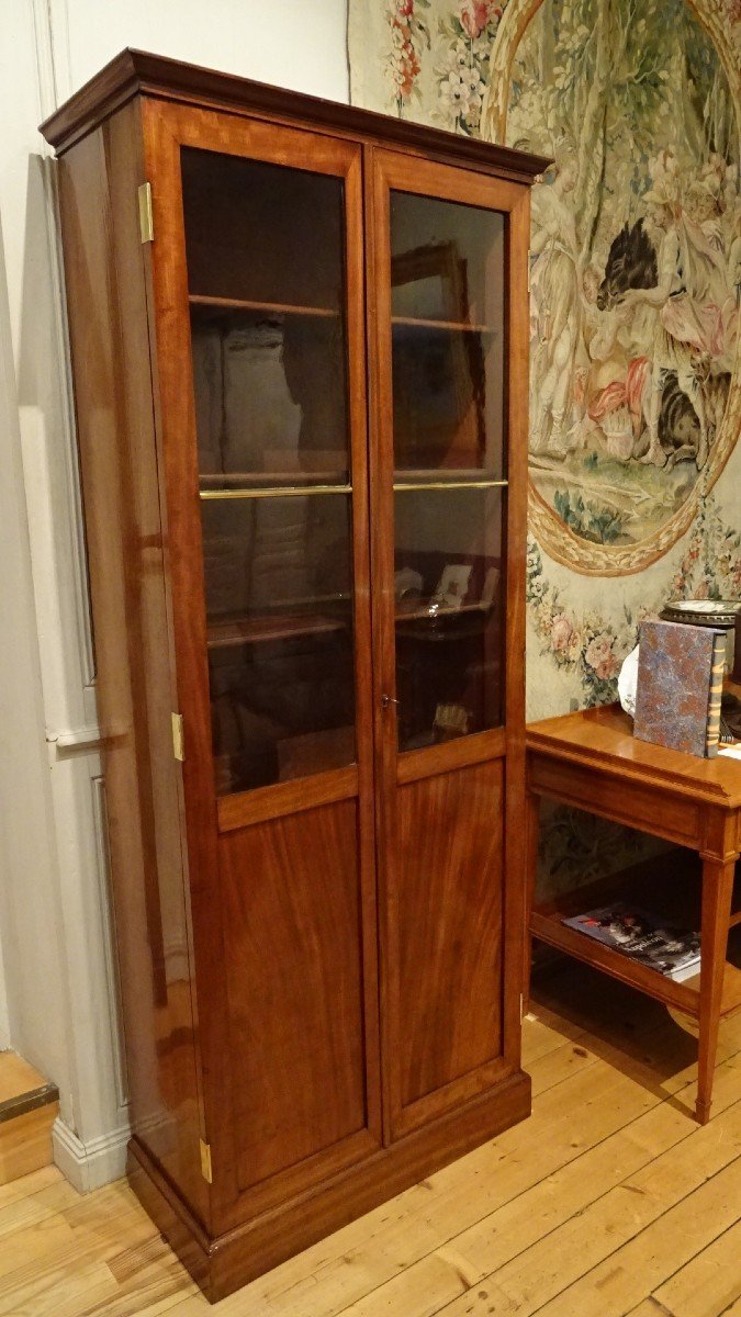 Small Mahogany Bookcase From The Directoire Period-photo-2