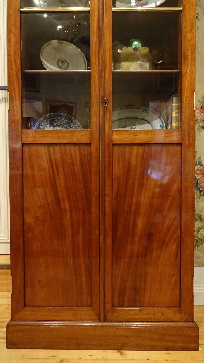 Small Mahogany Bookcase From The Directoire Period-photo-2