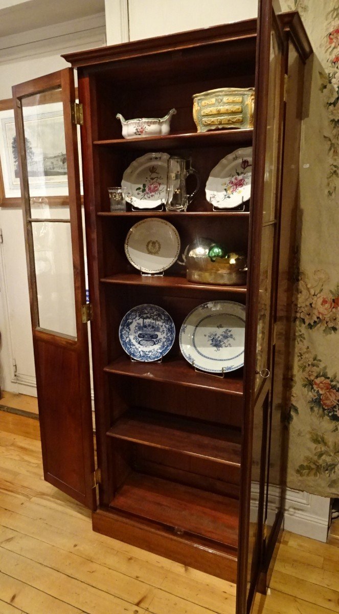 Small Mahogany Bookcase From The Directoire Period-photo-7