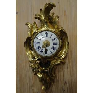 Alcove Cartel In Gilded Bronze, Louis XV Period