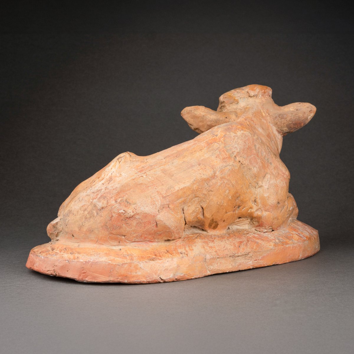 Arnold Huggler: "young Bison", Original Terracotta - Circa 1930-photo-2