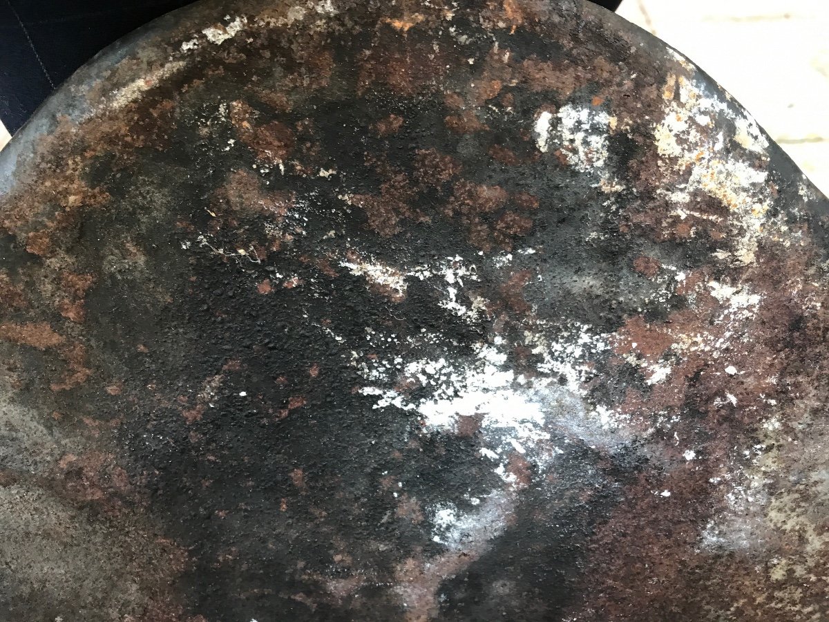 Old Cast Iron Fireplace Plate From The End Of The 18th Century-photo-1