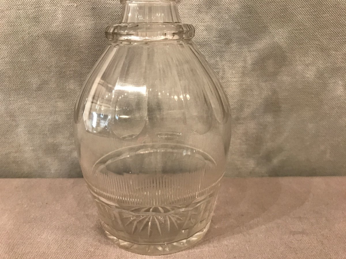 19th Century Baccarat Crystal Decanter-photo-2