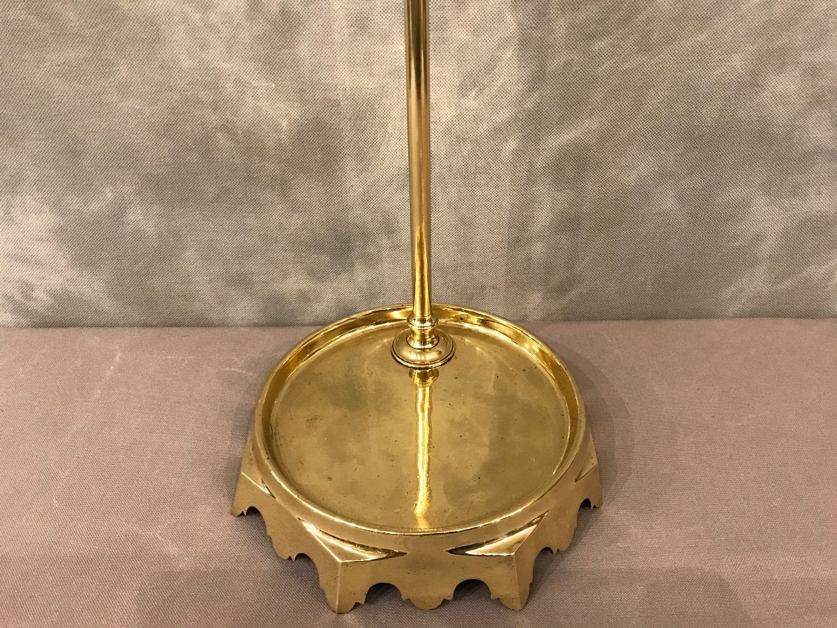 Fireplace Servant In Polished And Varnished Brass From The 19th Century-photo-3