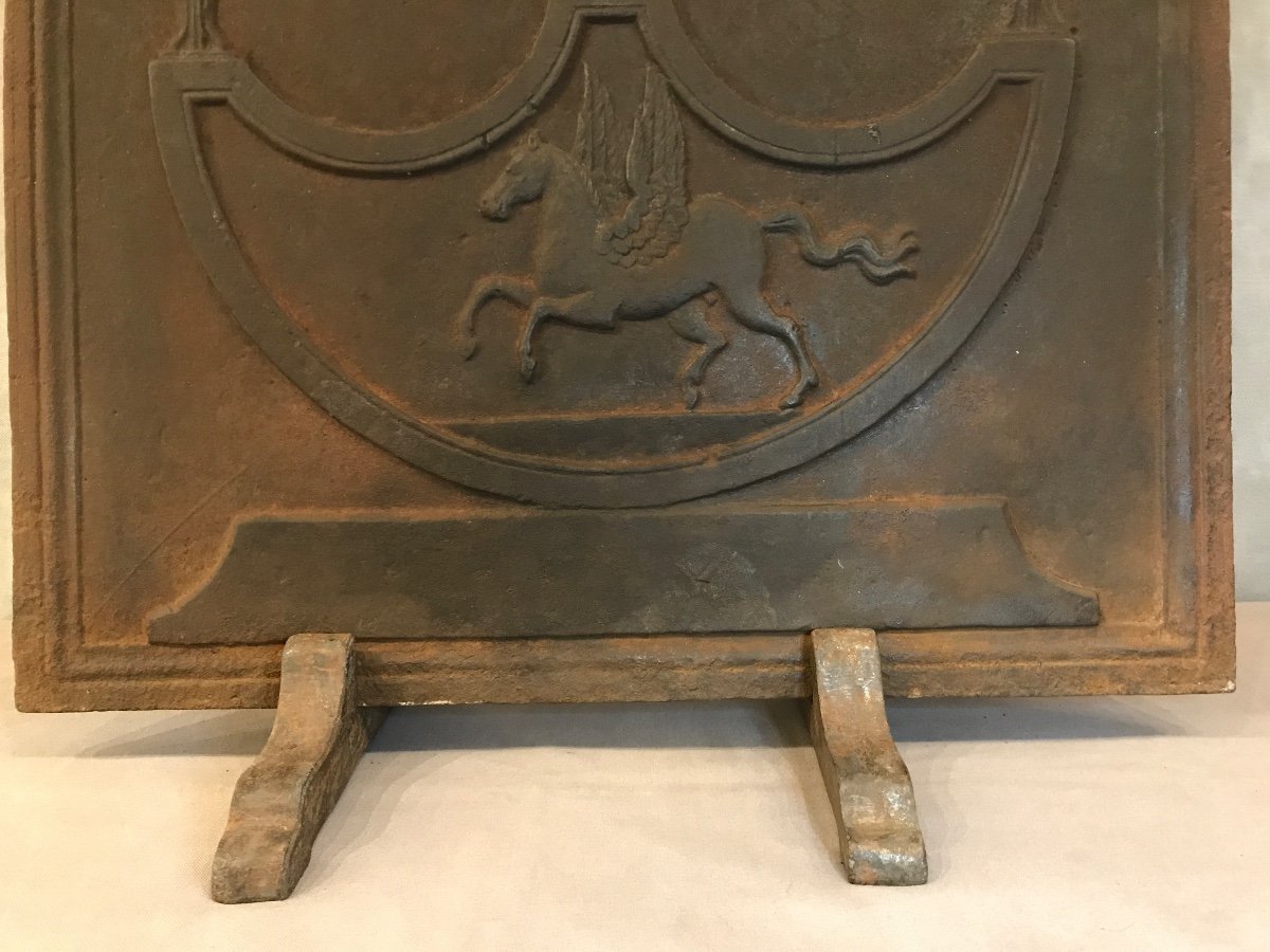 Old Empire Fireplace Plate 19th-photo-2