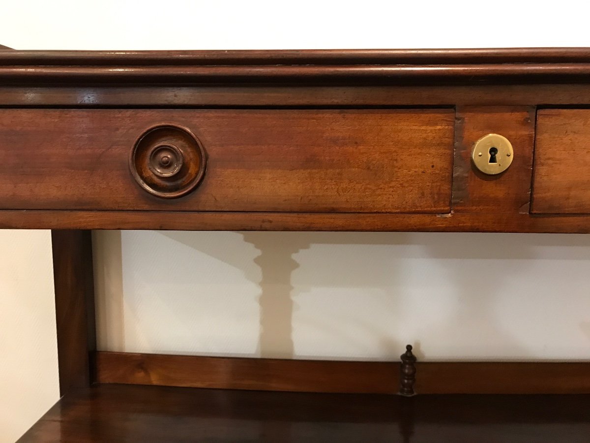 Mahogany Server From 19th Louis Philippe Period-photo-4