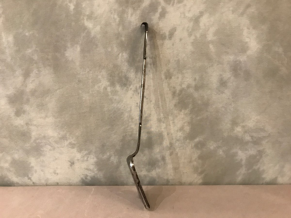 Small Wrought Iron Fireplace Shovel From The 18th Century -photo-4