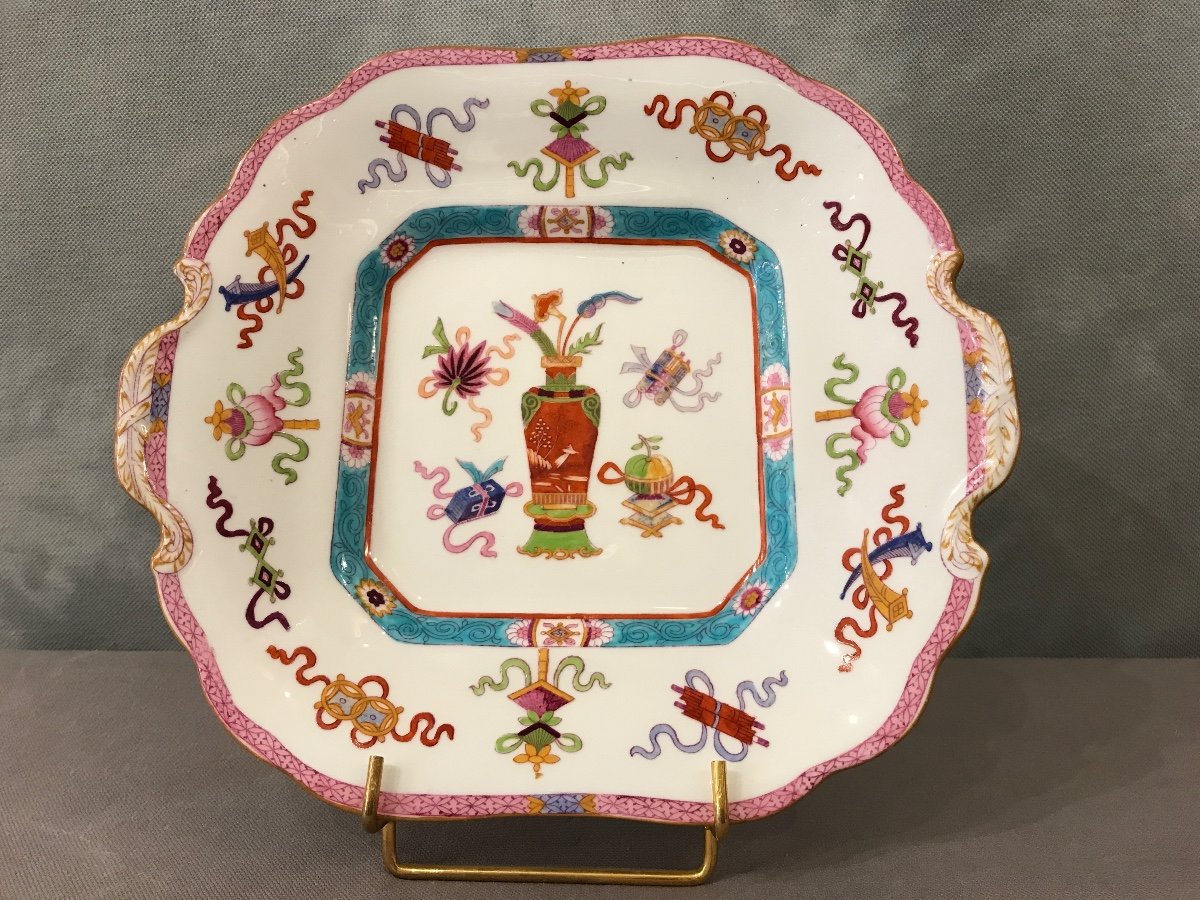 19th Century Minton Porcelain Cake Plate 