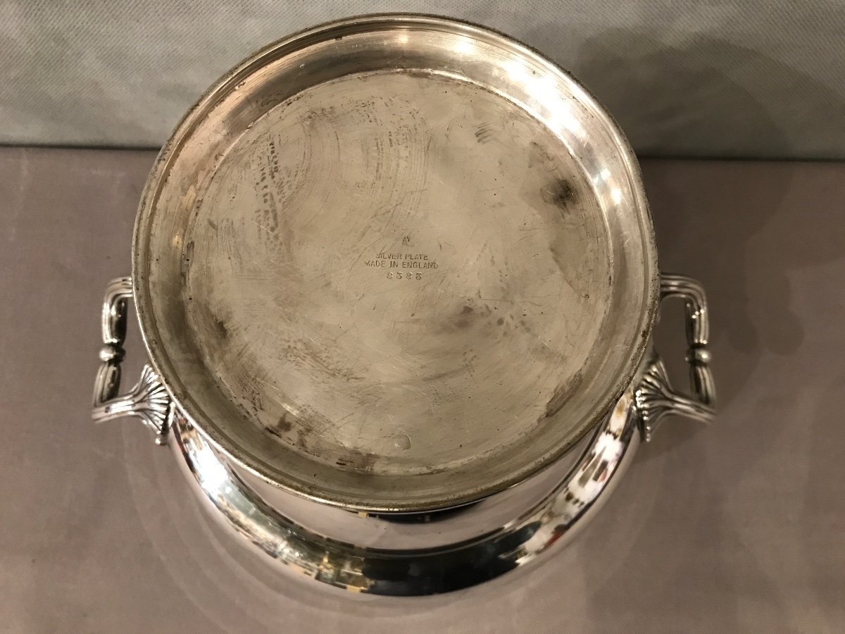 20th Century English Silver Plated Champagne Bucket -photo-3