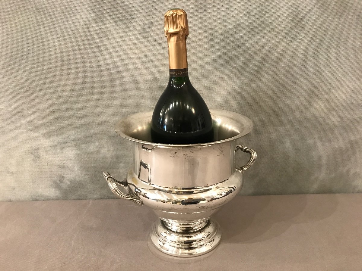 20th Century English Silver Plated Champagne Bucket 