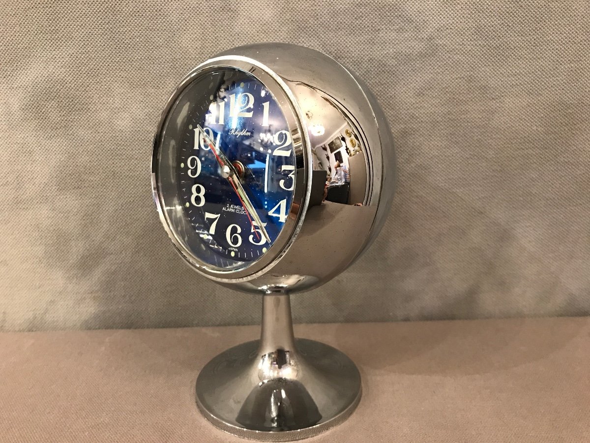 Vintage Ball Alarm Clock From The 1970s-photo-2