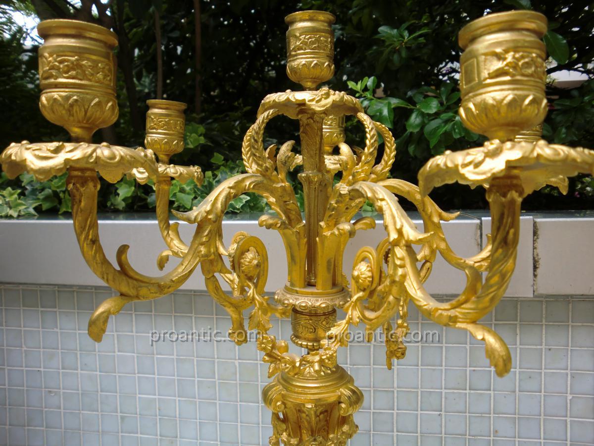 Pair Of Candelabra Napoleon III-photo-6