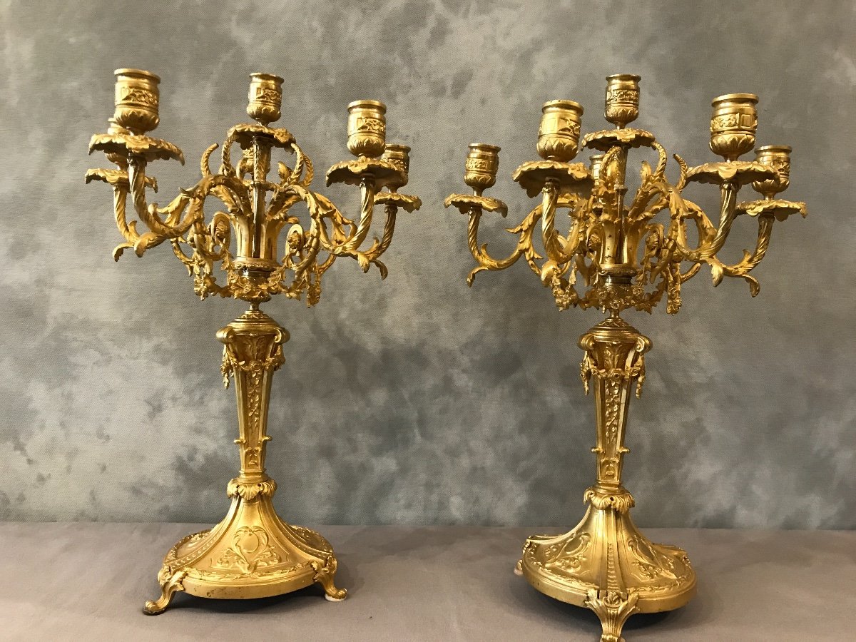 Pair Of Candelabra Napoleon III