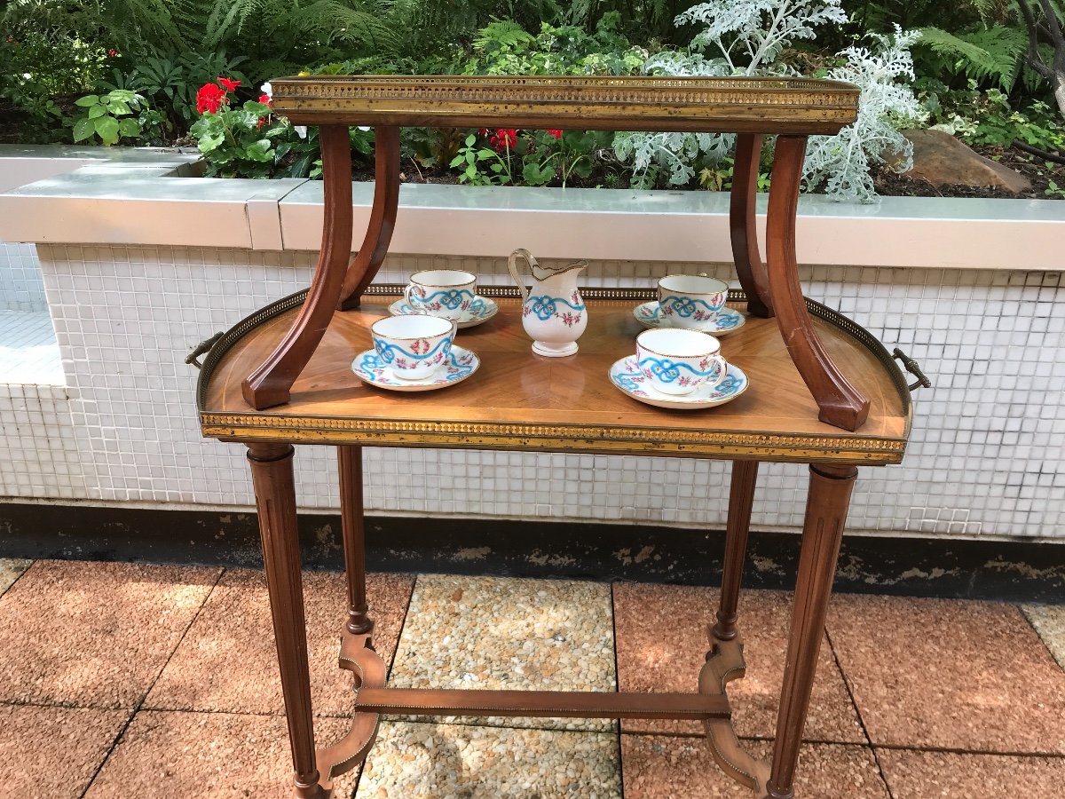 Tea Table Marquetry Rosewood 19th-photo-2