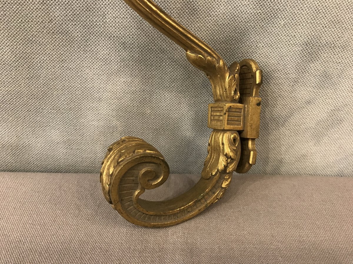 19th Century Gilt Bronze Hook-photo-3