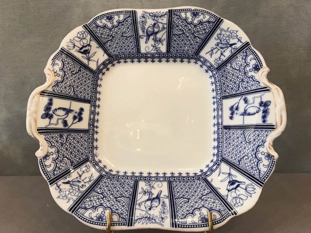 19th Century Minton Porcelain Cake Dish