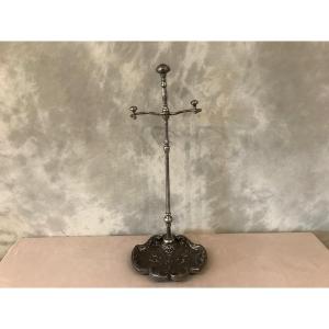 19th Century Iron And Cast Iron Fireplace Servant