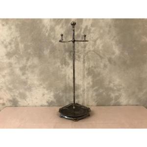 Old 19th Century Iron Fireplace Servant Alone 