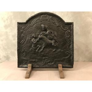 18th Century Cast Iron Fireplace Plate (46 X56) 