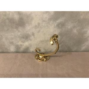 19th Century Louis XVI Style Bronze Coat Hooks 