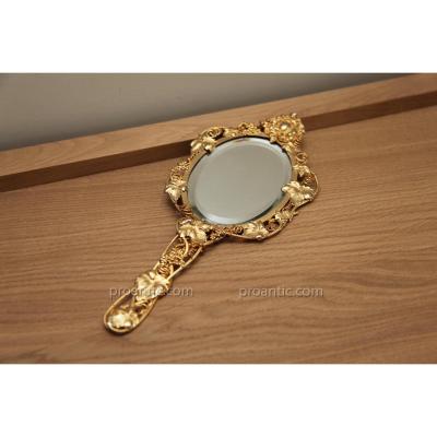 Beautiful Mirror Travel Gilded 19th Time