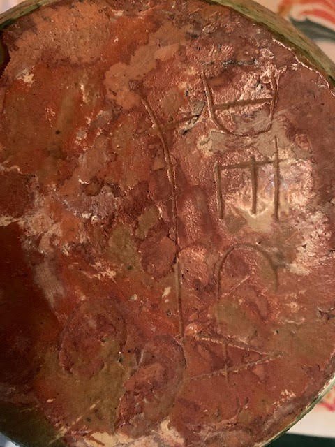 Vase Tronconique En Terre émaillée à Décor De Chasseurs Et d'Antilopes-photo-4