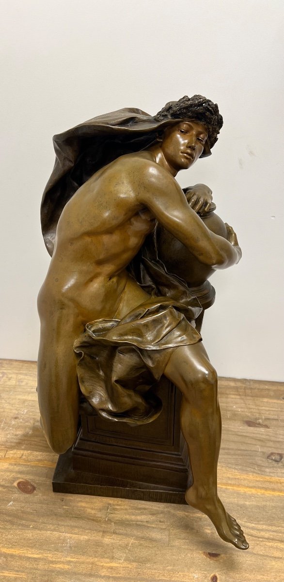 Bronze René Charles De Saint-marceaux (1845-1915)-photo-3